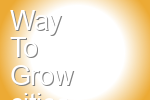 Way To Grow
